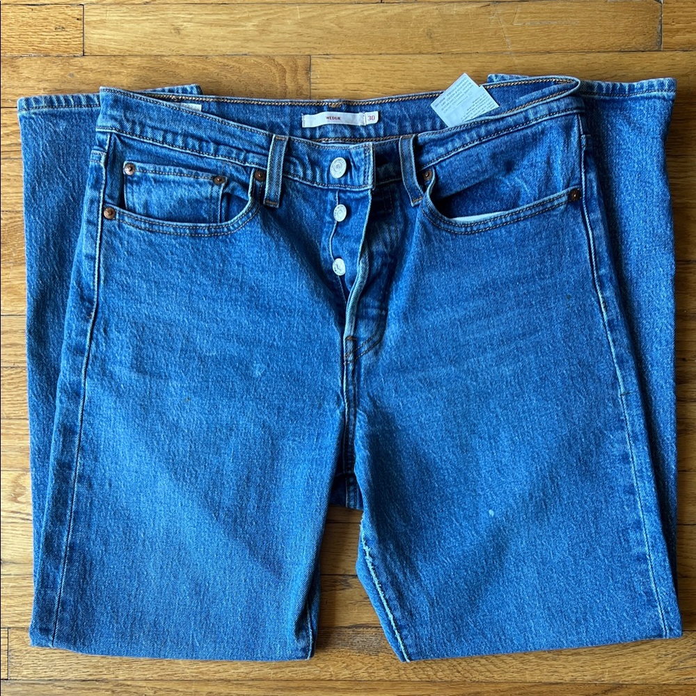 Levi's Wedgie Indigo Straight Jeans